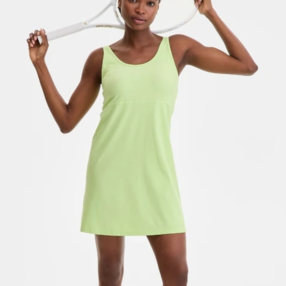 Ideology Lime Green Sleeveless Tennis Dress